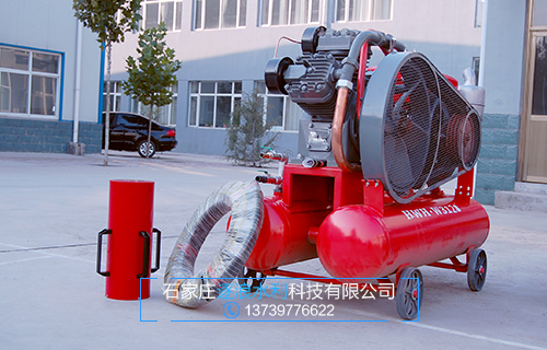 便捷式气动打桩机的动力供应原理